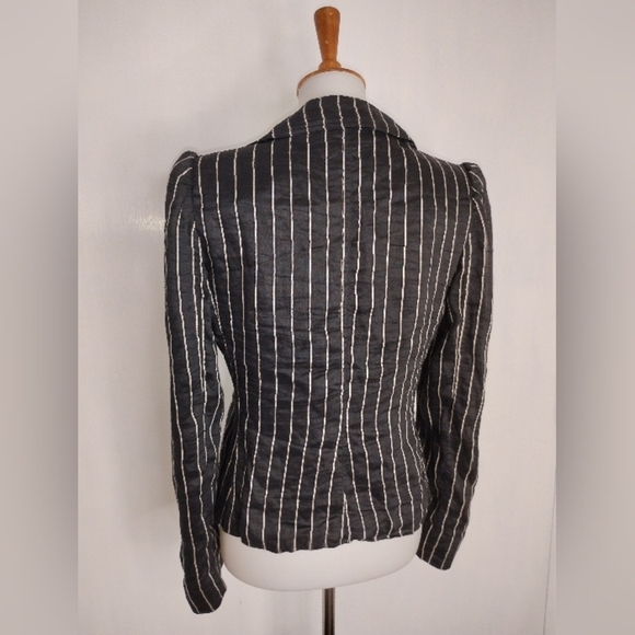 RETRO ARMANI COLLEZIONI PINSTRIPE JACKET - Picture 6 of 13